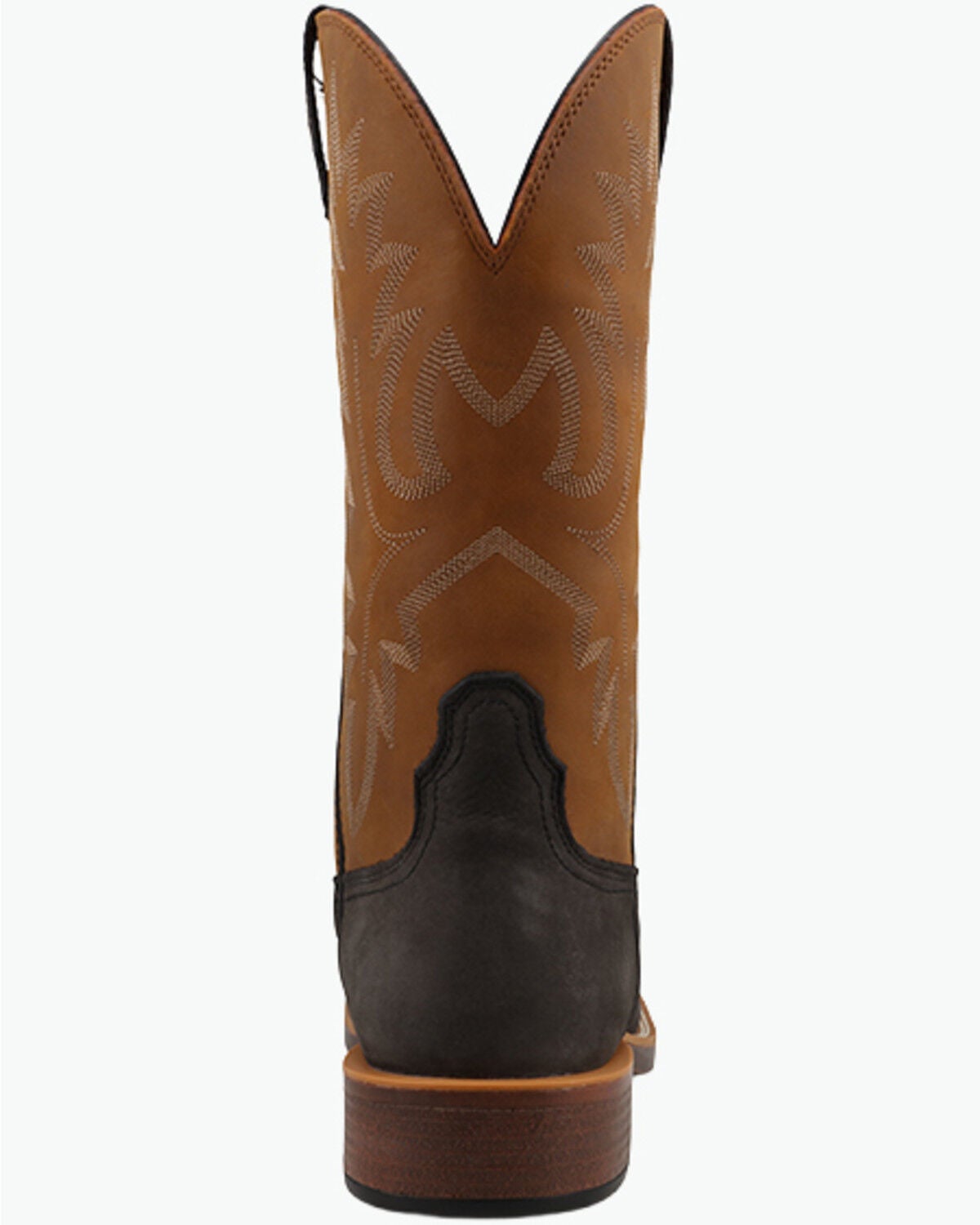 Image #5 - Twisted X Men's Top Hand Tall Western Boots - Broad Square Toe, Pecan, hi-res