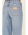 Image #4 - Wrangler Women's Medium Wash Worldwide Mid Rise Wide Leg Denim Jeans, Medium Wash, hi-res