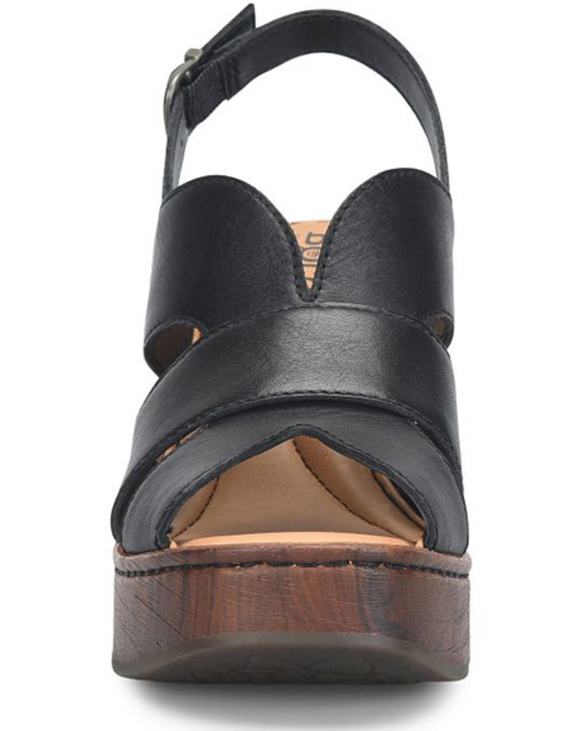 Image #4 - Born Women's Nassu Platform Sandals, Black, hi-res