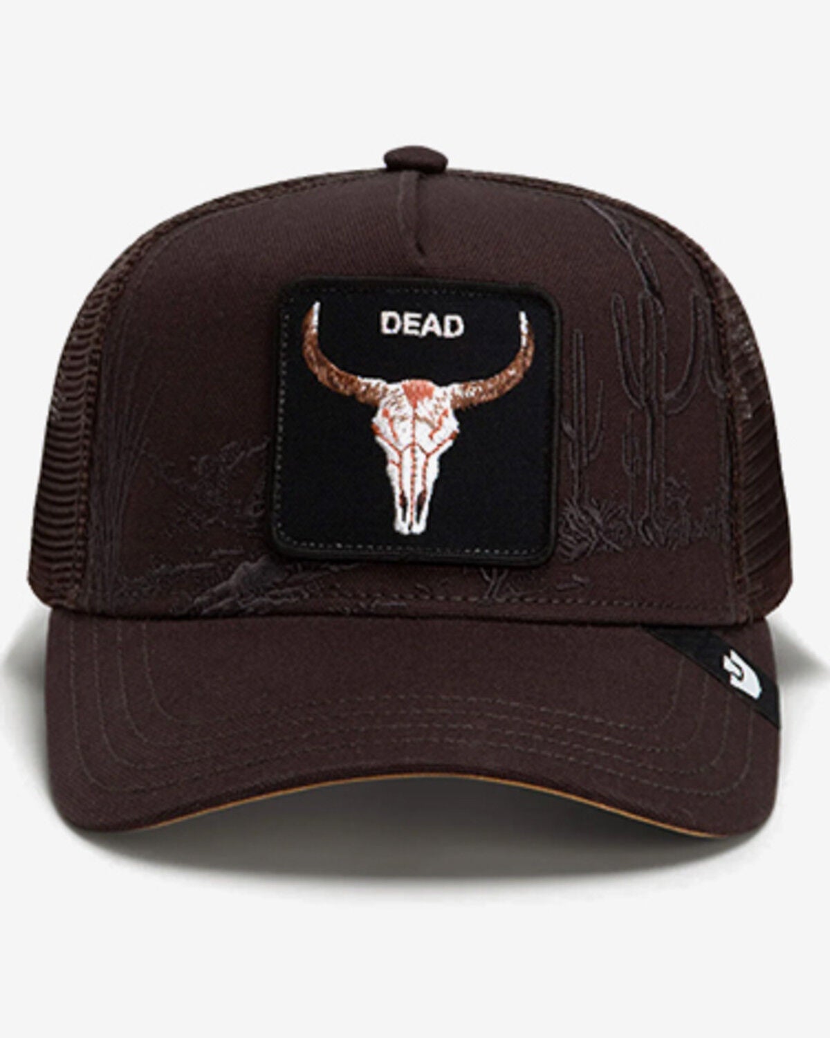 Image #2 - Goorin Bros Men's Badlands Skull Ball Cap, Brown, hi-res