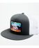 Image #1 - Lazy J Ranch Men's Gray & White Serape Cow Patch Mesh-Back Ball Cap, Grey, hi-res