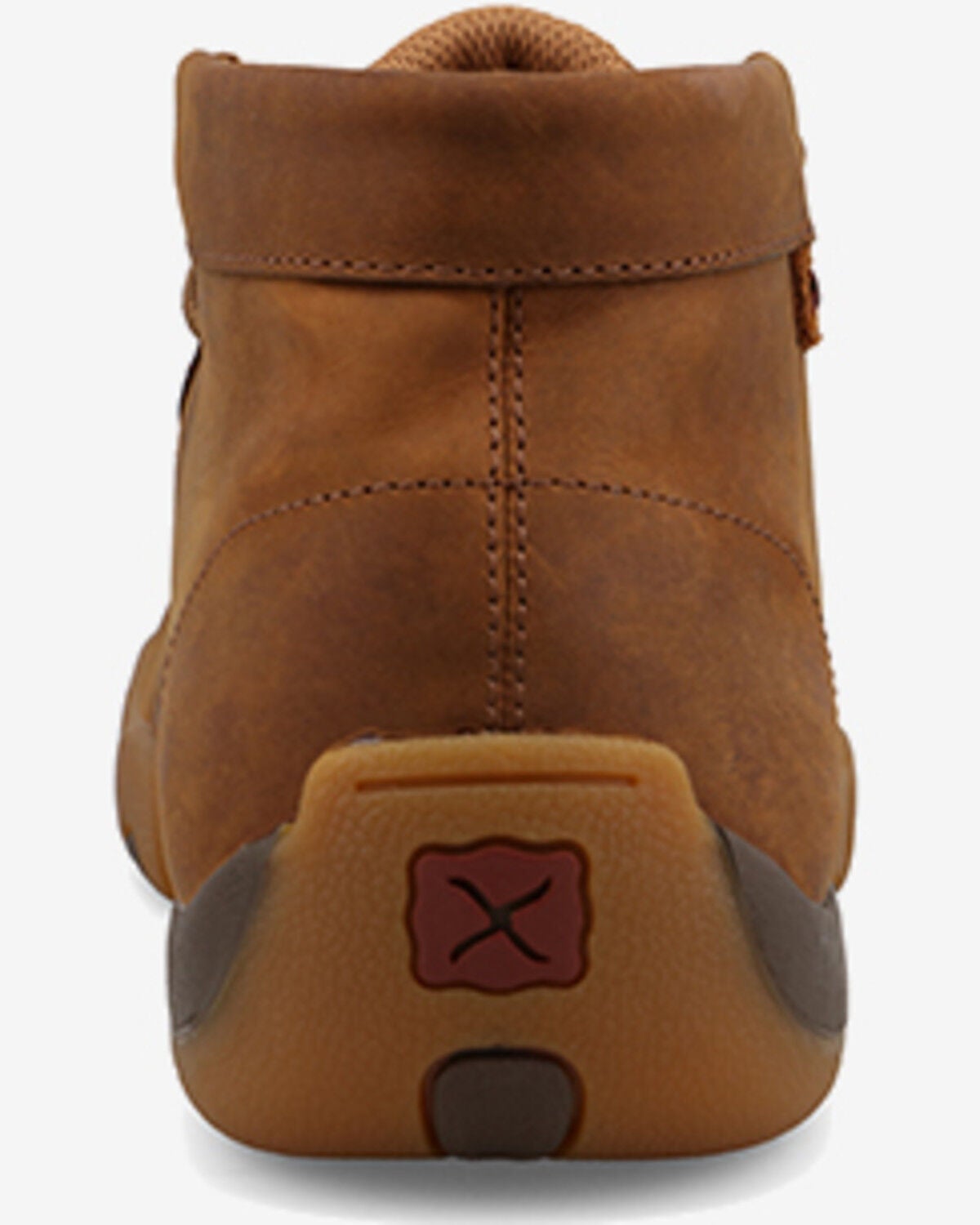 Image #5 - Twisted X Men's Distressed Chukka Driving Mocs, Saddle, hi-res