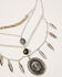 Image #3 - Shyanne Women's Claire Multi-Layered Concho Necklace, Silver, hi-res