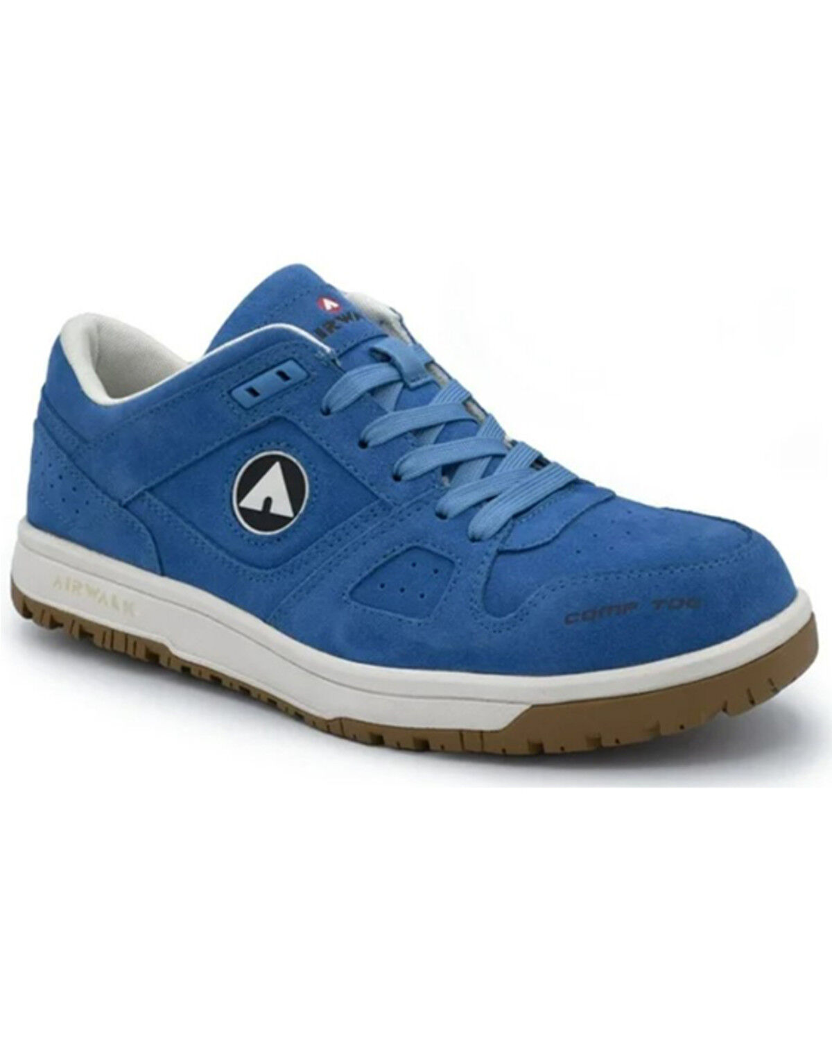 Image #1 - Airwalk Women's Mongo Lace-Up Work Boots - Composite Toe, Blue, hi-res