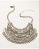 Image #2 - Wonderwest Women's Silver Statement Bib Necklace, Silver, hi-res