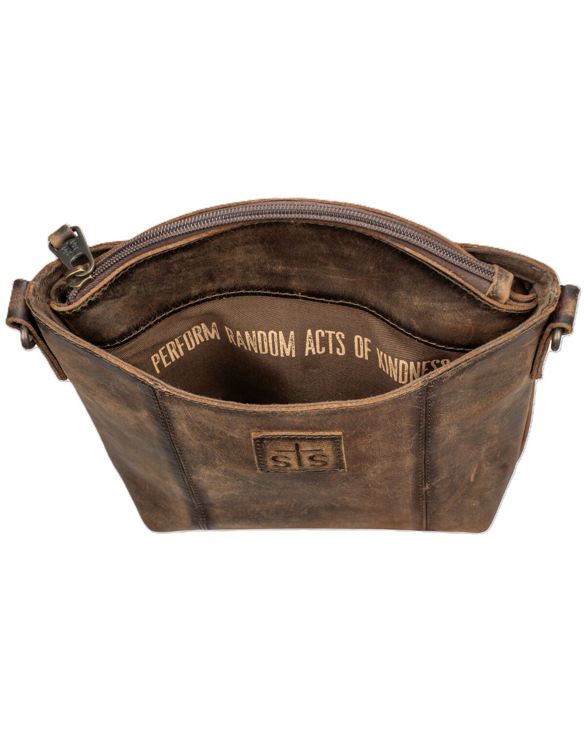 Image #6 - STS Ranchwear By Carroll Women's Baroness Josie Crossbody Bag, Brown, hi-res
