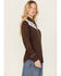 Image #3 - Stetson Women's Embroidered Yoke Long Sleeve Snap Western Shirt , Brown, hi-res