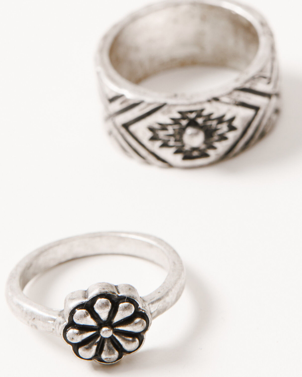 Image #3 - Shyanne Women's Shiloh Ridge Ridge Ring Set - 3 Piece, Silver, hi-res