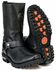 Image #5 - Milwaukee Leather Women's 11" Classic Harness Boots - Square Toe, Black, hi-res