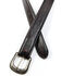 Moonshine Spirit Men's Black Cherry Stitched Pattern Leather Belt, Black Cherry, hi-res