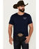 Image #2 - Moonshine Spirit Men's Genuine Short Sleeve T-Shirt, Navy, hi-res