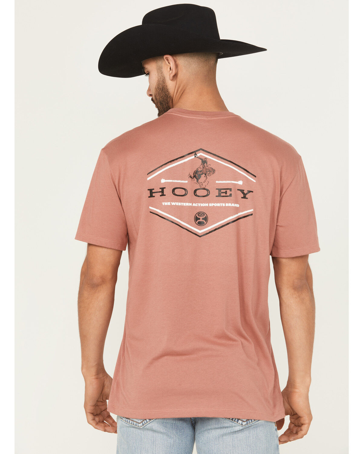 Image #1 - Hooey Men's Mountains Short Sleeve Graphic T-Shirt, Rust Copper, hi-res