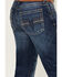 Image #4 - Rock 47 by Wrangler Men's Allenbrook Dark Wash Slim Straight Stretch Denim Jeans, Dark Medium Wash, hi-res