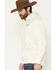 Image #3 - Ariat Men's Logo Shield Steerhead Graphic Hooded Sweatshirt, Oatmeal, hi-res
