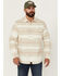 Image #1 - Dakota Grizzly Men's Shane Striped Long Sleeve Snap Western Shirt, Sand, hi-res