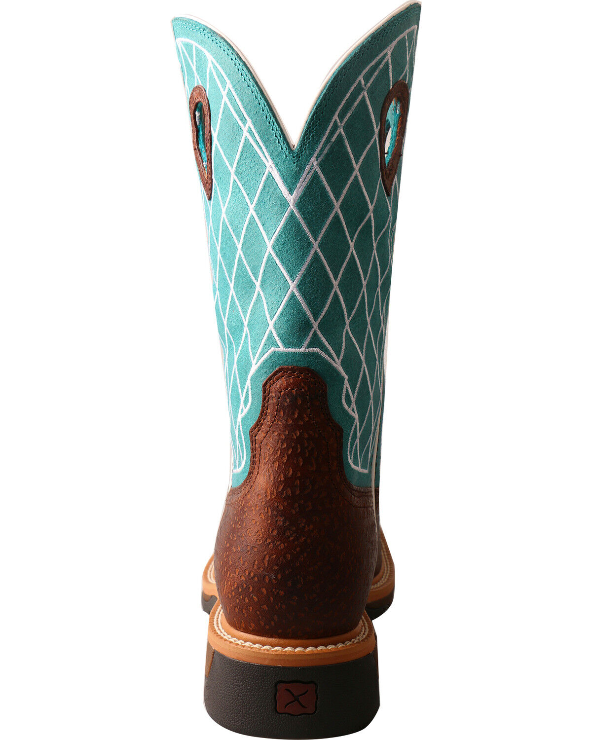 Image #6 - Twisted X Men's Lite Western Work Boots - Steel Toe, Brown, hi-res