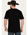 Cinch Men's Cactus Logo Short Sleeve Western T-Shirt, Black, hi-res