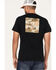 Image #4 - Brixton Men's Alpha Square Camo Logo Graphic T-Shirt , Black, hi-res