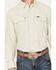 Wrangler Men's Solid Performance Long Sleeve Button Down Shirt, Tan, hi-res