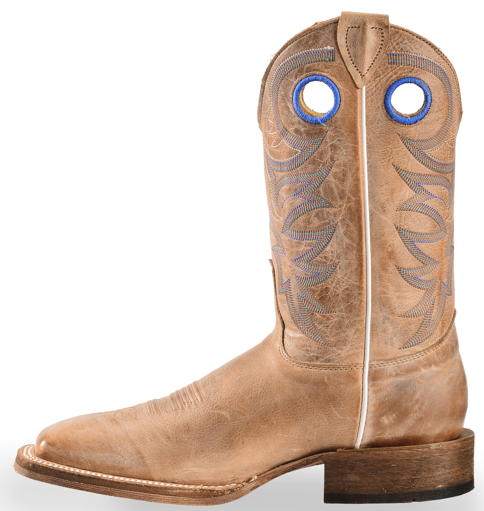 Bent Rail Cowboy Boots - Square Toe 