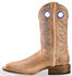 Justin Men's Bent Rail Cowboy Boots - Square Toe, Beige, hi-res