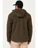 Image #4 - Ariat Men's Rebar Stretch Canvas Softshell Hooded Logo Jacket , Brown, hi-res