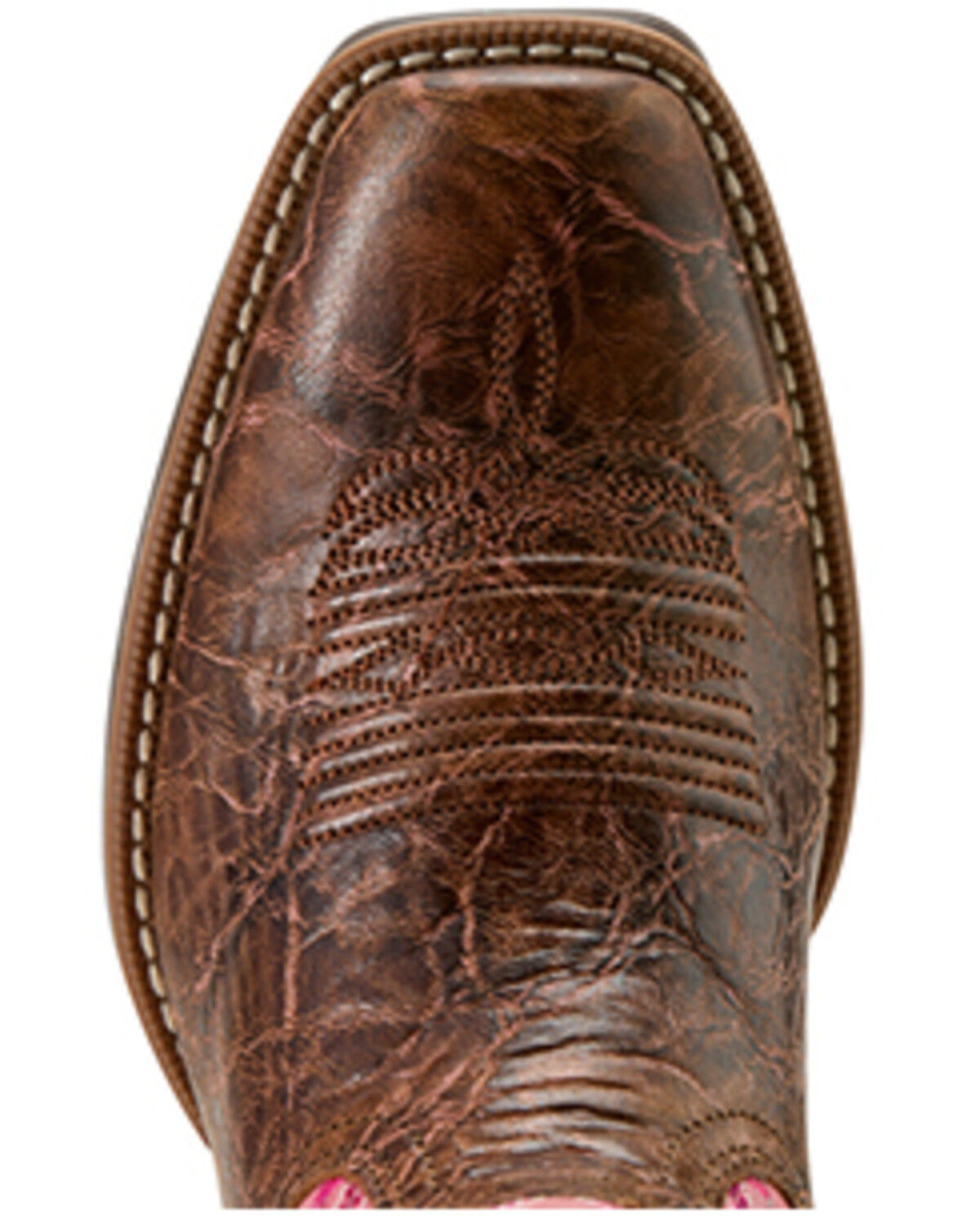 Image #4 - Ariat Women's Junction Performance Western Boots - Square Toe, Pink, hi-res