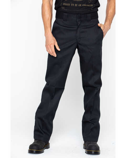 Image #2 - Dickies Men's 874 Flex Work Pants, Black, hi-res