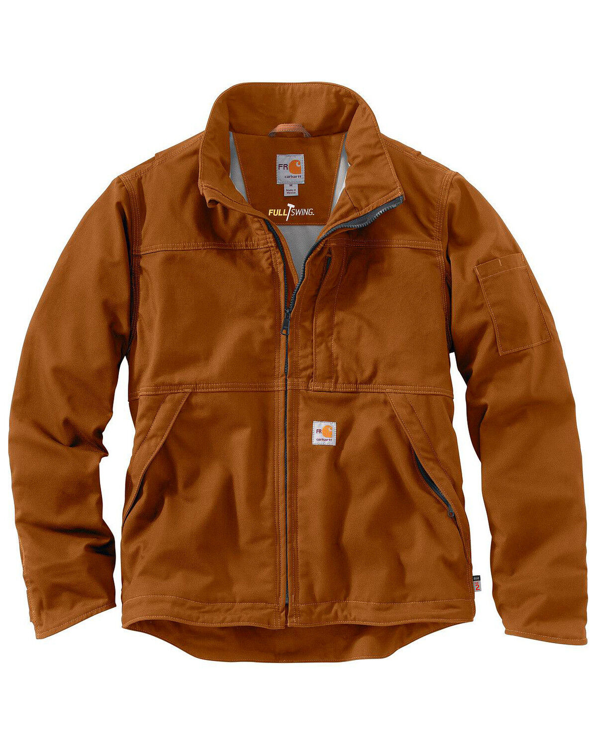 Image #1 - Carhartt Men's FR Full Swing Quick Duck Jacket - Big & Tall, Pecan, hi-res