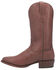 Image #3 - Dan Post Men's Pike Western Boots - Medium Toe , Brown, hi-res