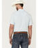 Image #4 - Moonshine Spirit Men's River Delta Small Plaid Short Sleeve Pearl Snap Western Shirt, Cream, hi-res
