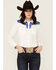 Image #1 - Ariat X Sendero Women's Senorita Long Sleeve Pearl Snap Western Shirt, White, hi-res