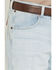 Image #2 - Wrangler Retro Men's Light Wash Relaxed Bootcut Stretch Denim Jeans, Light Wash, hi-res
