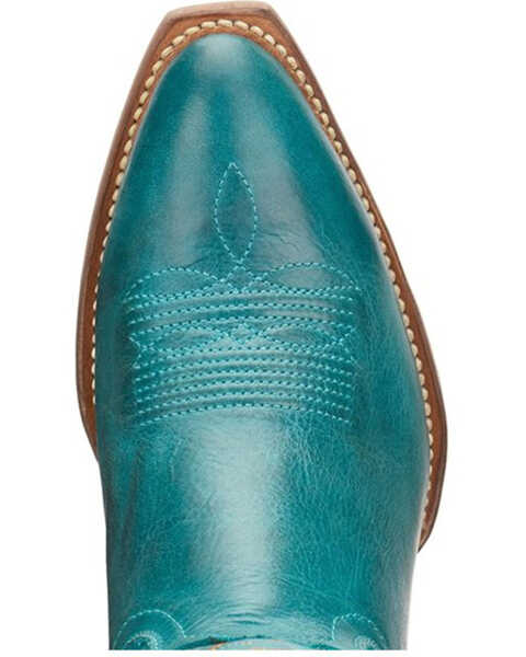 Image #6 - Justin Women's Whitley Western Boots - Snip Toe, Turquoise, hi-res