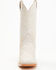 Shyanne Women's Lasy Western Boots - Broad Square Toe, White, hi-res
