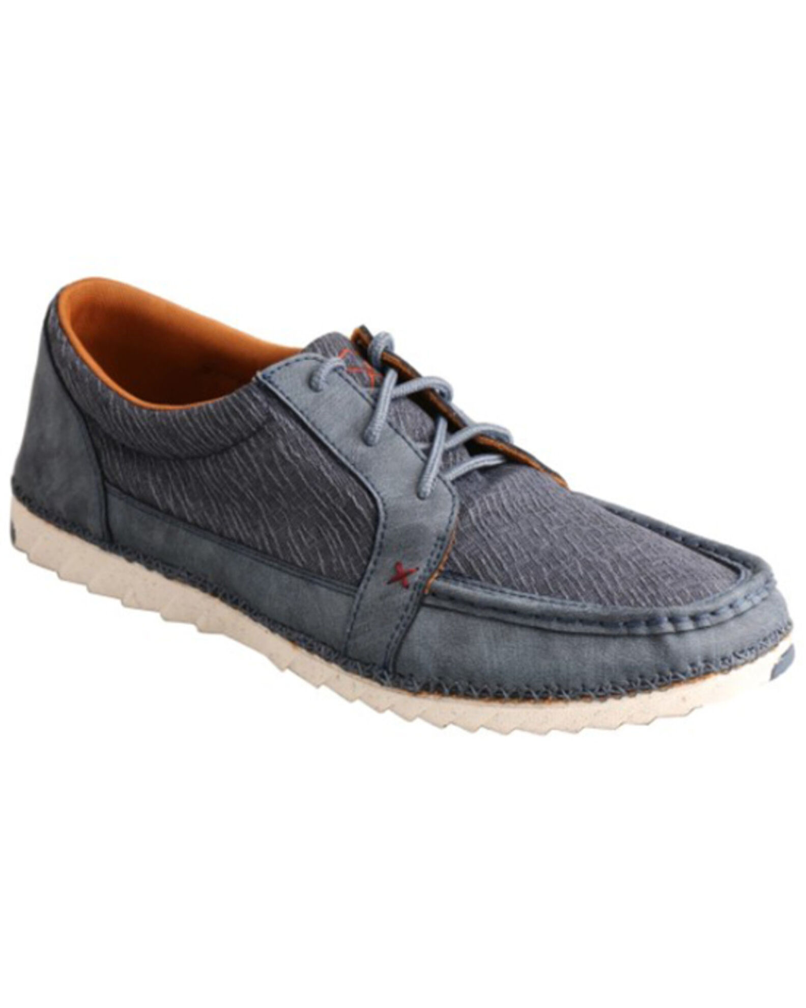 Twisted X Men s Zero X Moc Toe Leather Boat Shoes