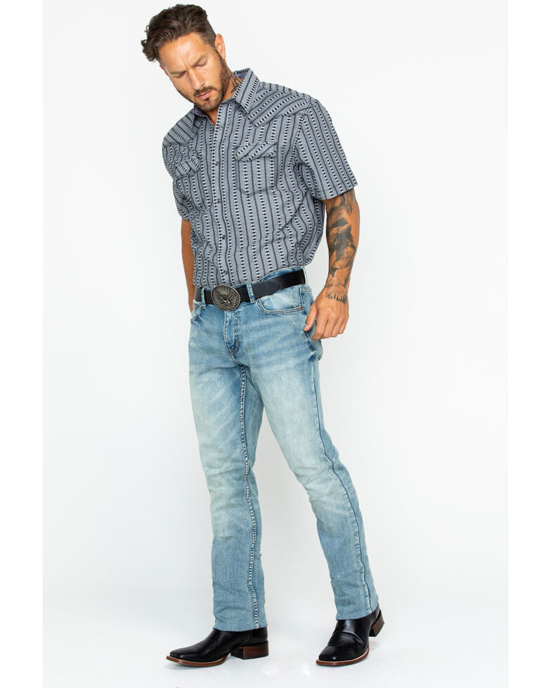 Moonshine Spirit Men S Sutton Light Stretch Slim Straight Jeans
