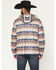 Image #4 - Rock & Roll Denim Men's Southwestern Print Performance Hooded Sweatshirt, Tan, hi-res