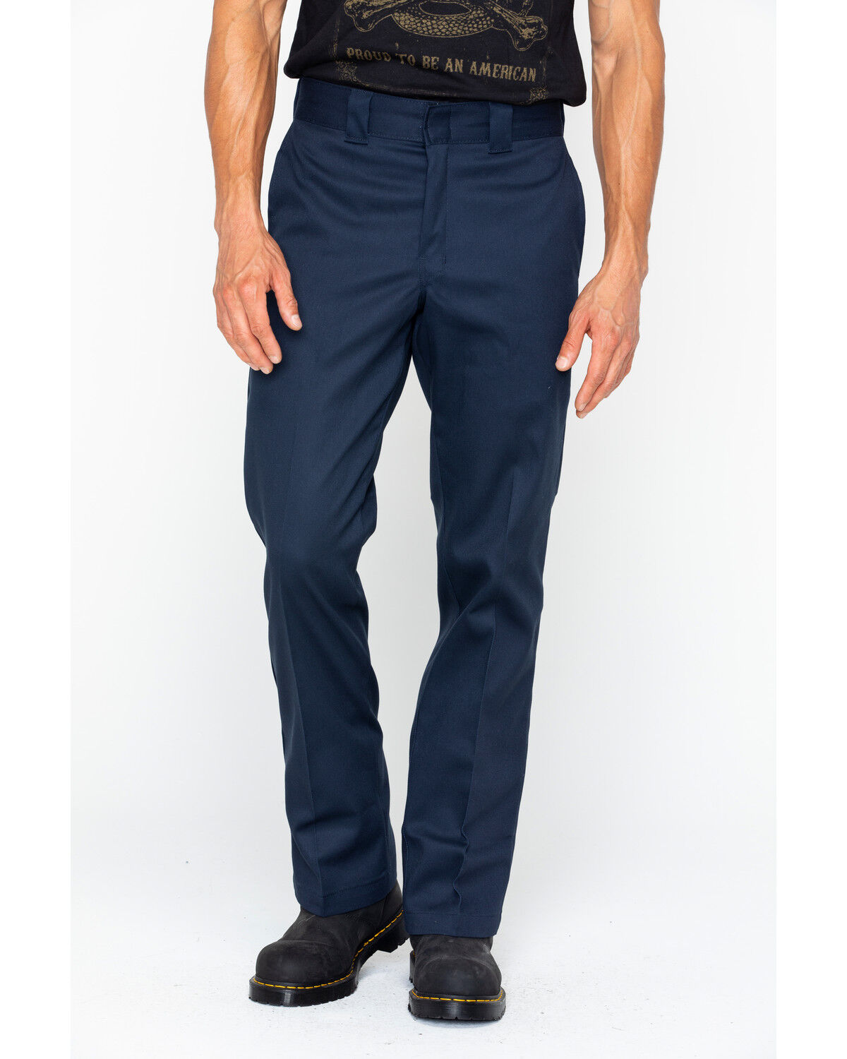 Image #1 - Dickies Men's Twill Flex Work Pant, Navy, hi-res