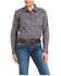 Image #1 - Ariat Women's FR Floral Print Long Sleeve Button Down Romesha DuraStretch Work Shirt, Black, hi-res