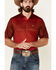 Cinch Men's ARENAFLEX Red Striped Short Sleeve Polo Shirt , Red, hi-res