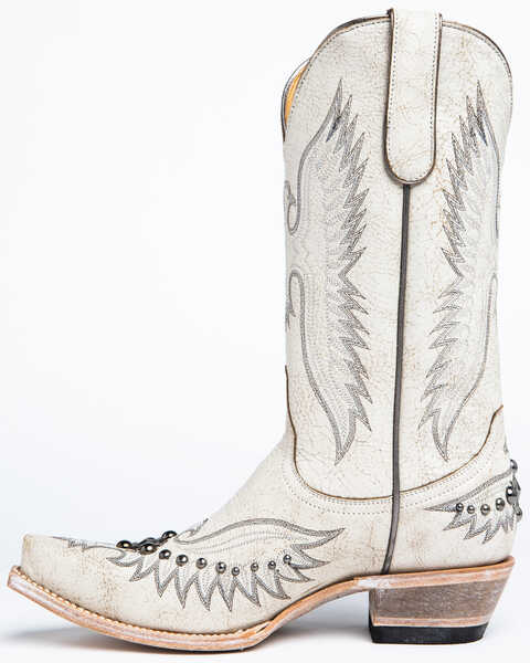 Idyllwind Women's Trouble White Western Boots - Snip Toe, White, hi-res