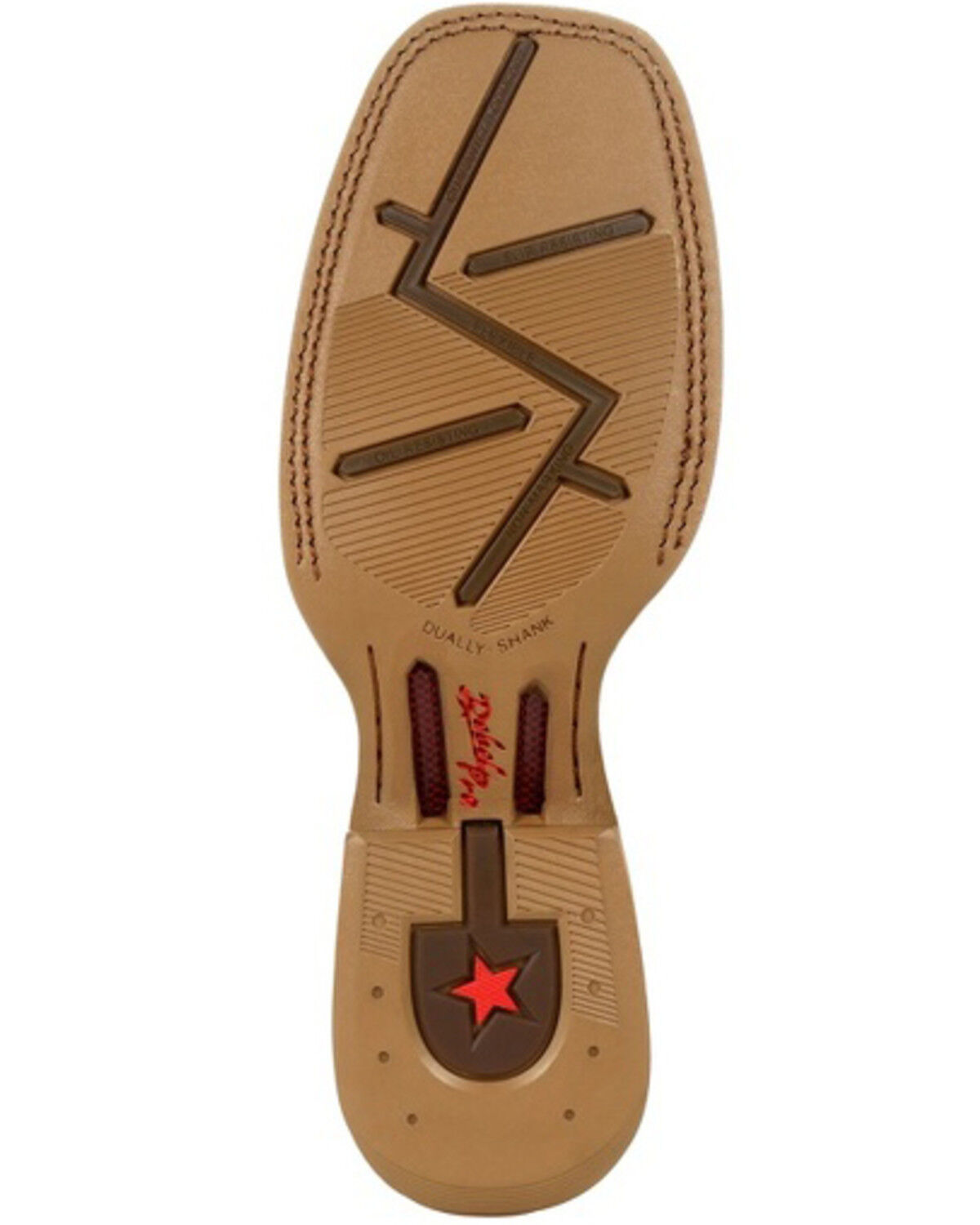 Image #7 - Durango Men's Rebel Full-Quill Ostrich Western Boots - Square Toe, , hi-res