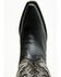Image #6 - Corral Women's Overlay Western Boots - Snip Toe, Black, hi-res