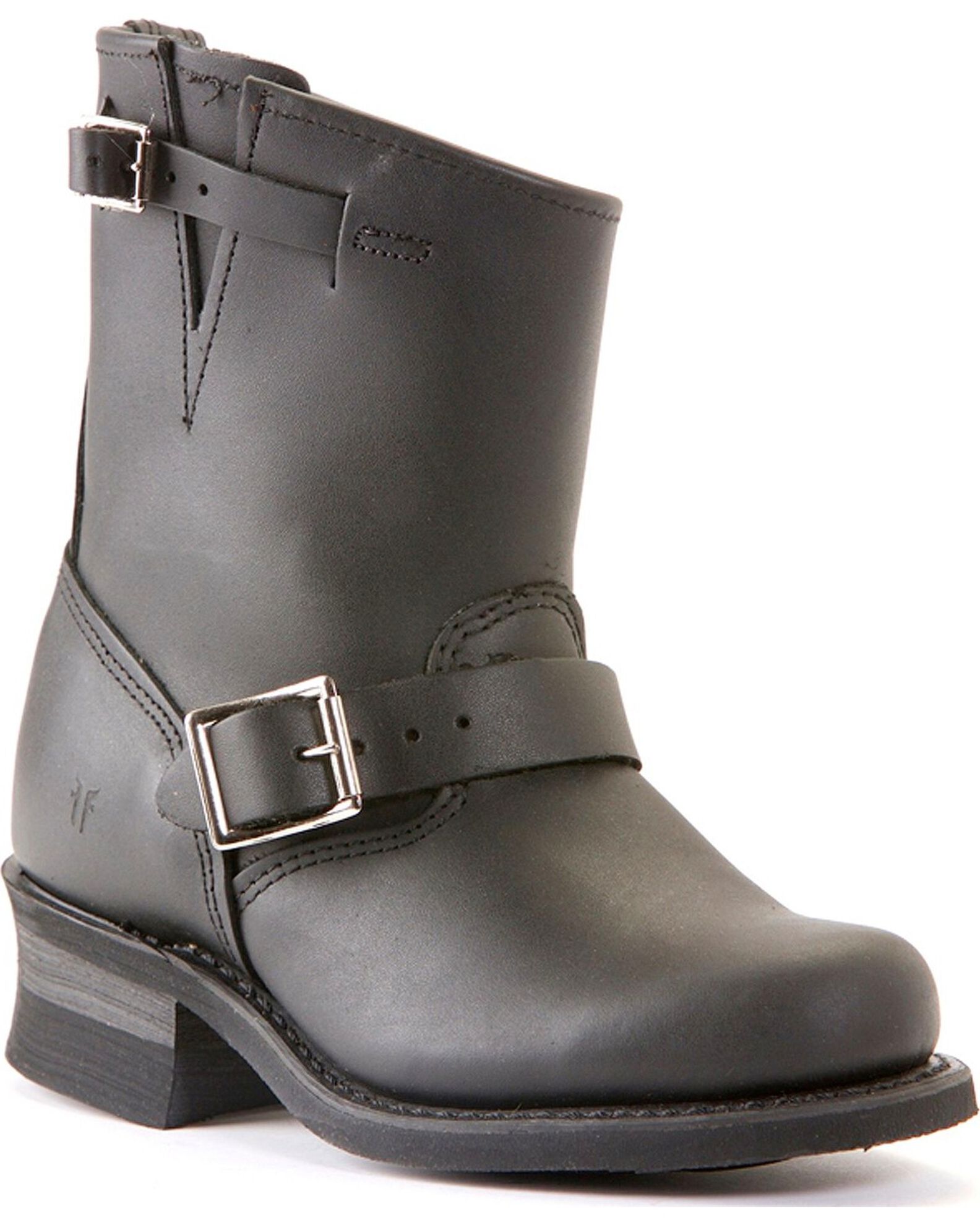 Frye black engineer boots clearance