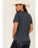 Wrangler Women's Americana Steer Head Logo Graphic Tee, Navy, hi-res
