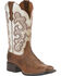 Image #1 - Ariat Women's Quickdraw Western Boots - Square Toe, Brown, hi-res