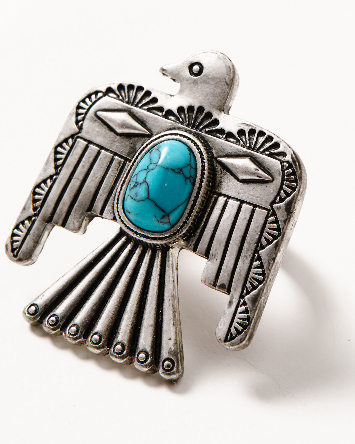 Image #2 - Idyllwind Women's Myrtle Thunderbird Ring Set - 3 Piece, Turquoise, hi-res