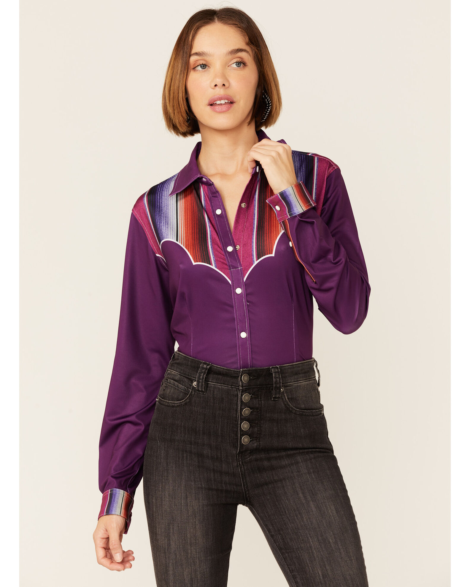 Ranch Dress n Women s Serape Yoke Shirt Sheplers