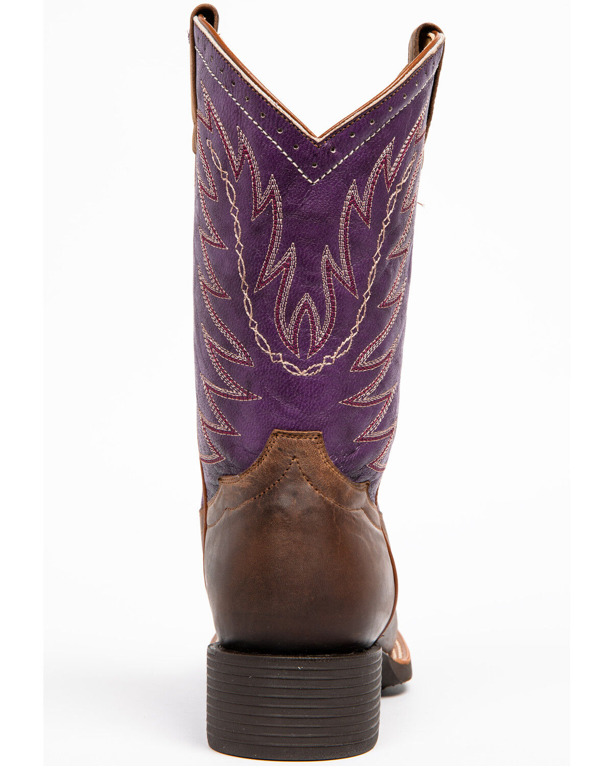 Image #5 - Shyanne Women's Purple Burnish Western Boots - Square Toe, , hi-res